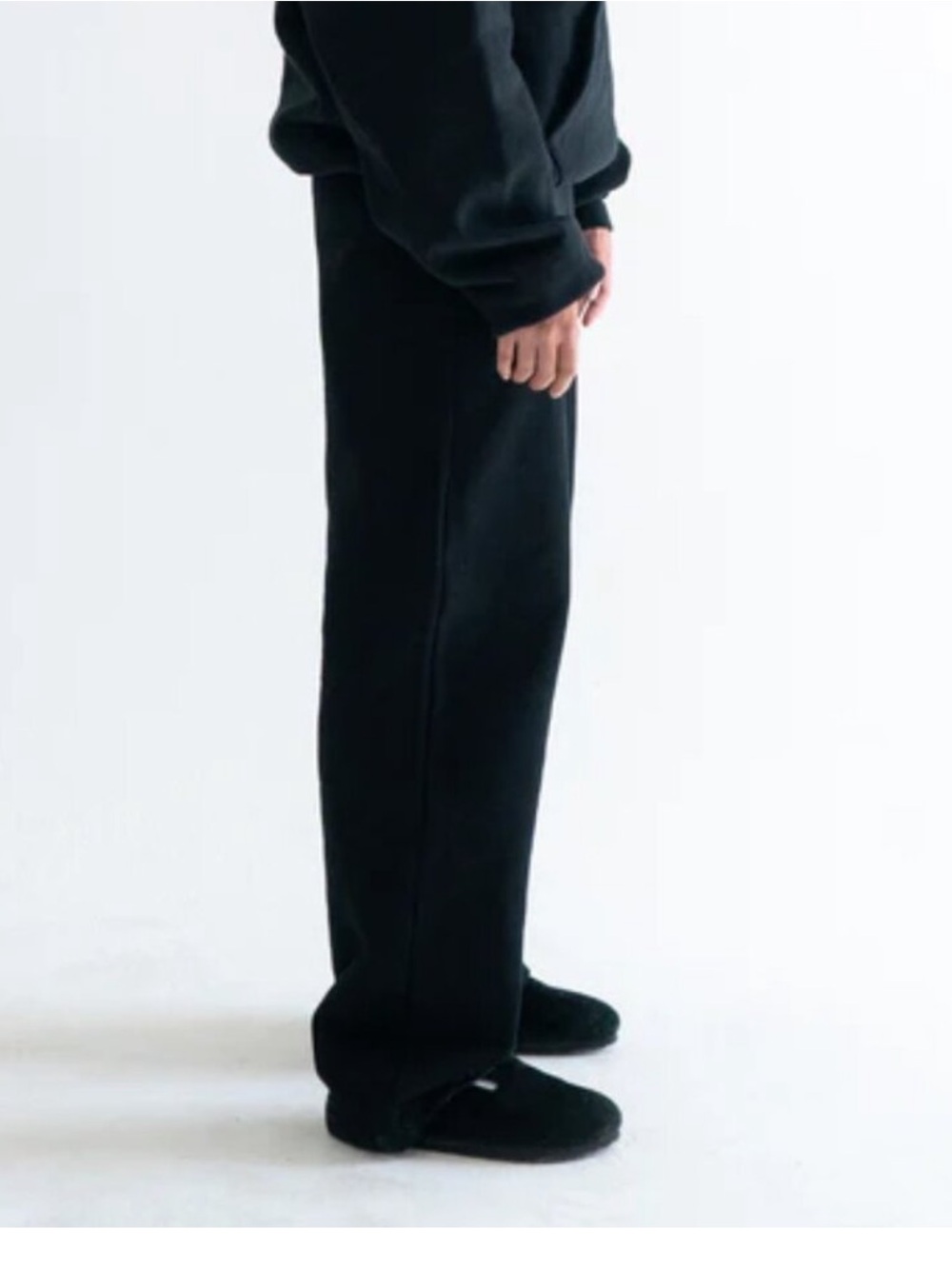 Men’s Lucid Blanks 'Black' Core Sweatpants - Small - Wide Leg
